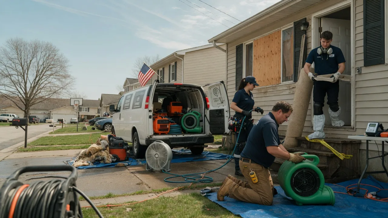 Water Damage Restoration in Van Buren, OH near me